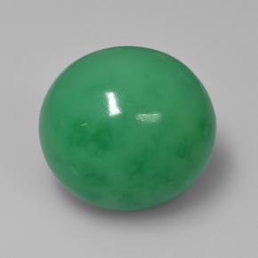 Crisoprasa verde natural de 15,72 ct, corte óvalo, opaco