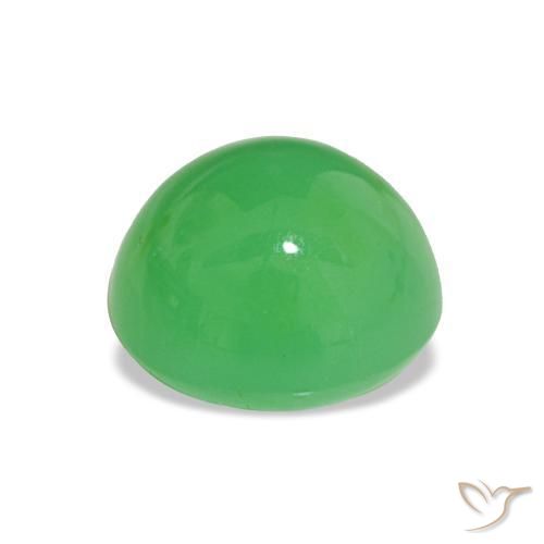 Crisoprasa Verde eléctrico natural de 2.73 ct, Corte Óvalo, Opaco