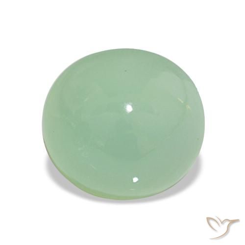 3.40ct Verde salvia claro crisoprasa Piedras Preciosas, Ovalada, Translúcido