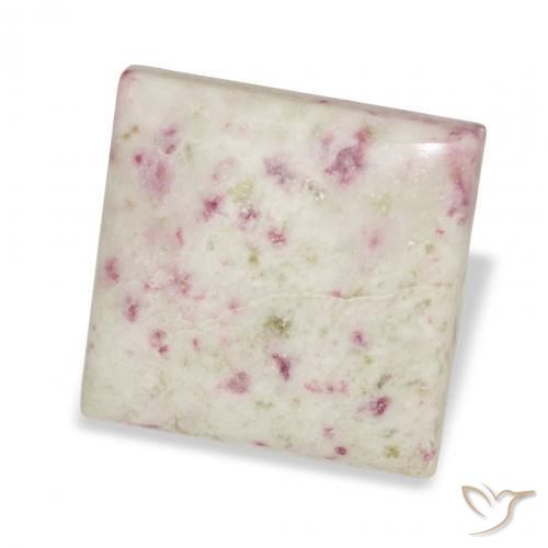 Cinabrio Multicolor natural de 13.59 ct, Cuadrado, Opaco