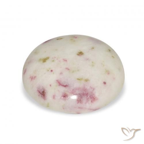 Cinabrio Multicolor natural de 11.66 ct, Redondo, Opaco