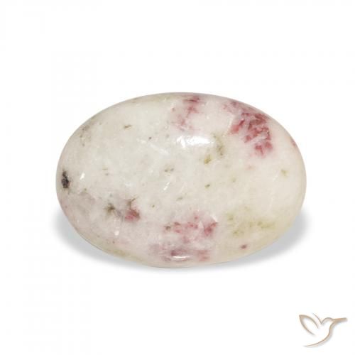 6.51ct Natural Multicolor Cinabrio, Ovalada, Opaco