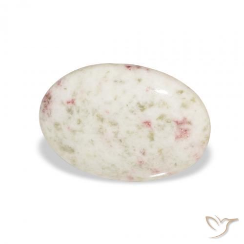 Cinabrio Multicolor natural de 6.54 ct, Ovalada, Opaco