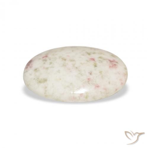 Cinabrio Multicolor natural de 6.54 ct, Ovalada, Opaco