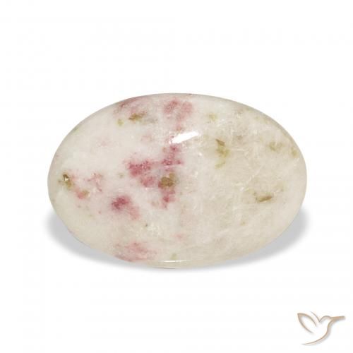 7.71ct Natural Multicolor Cinabrio, Ovalada, Opaco