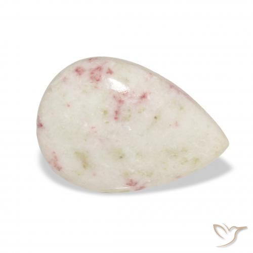 Cinabrio Multicolor natural de 10.20 ct, En forma de pera, Opaco
