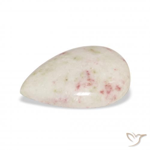 Cinabrio Multicolor natural de 10.20 ct, En forma de pera, Opaco