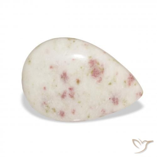 Cinabrio Multicolor natural de 13.96 ct, En forma de pera, Opaco
