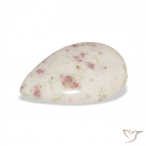 Cinabrio Multicolor natural de 13.96 ct, En forma de pera, Opaco