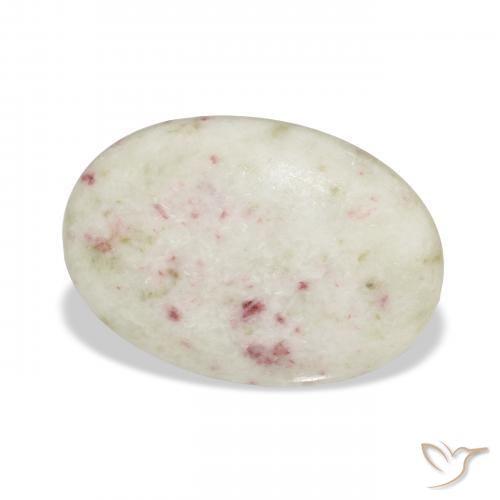 Cinabrio Multicolor natural de 16.75 ct, Ovalada, Opaco