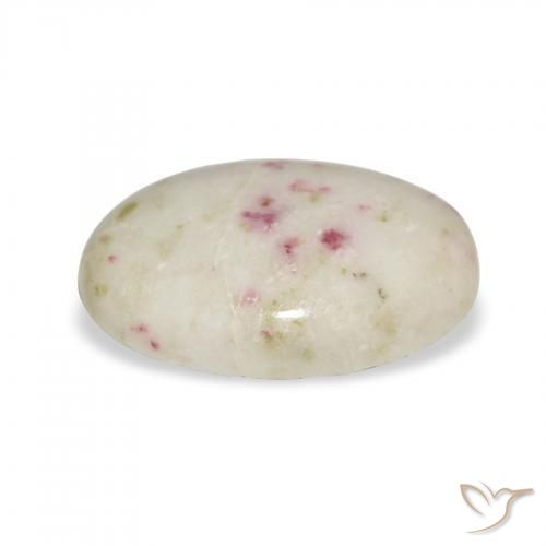 Cinabrio Multicolor natural de 6.28 ct, Ovalada, Opaco