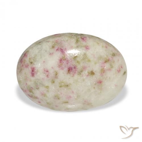 12.03ct Natural Multicolor Cinabrio, Ovalada, Opaco