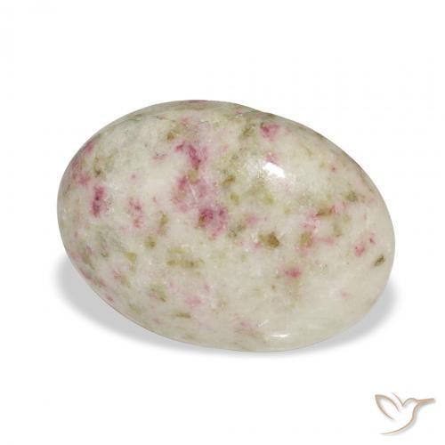 Cinabrio Multicolor natural de 12.03 ct, Ovalada, Opaco