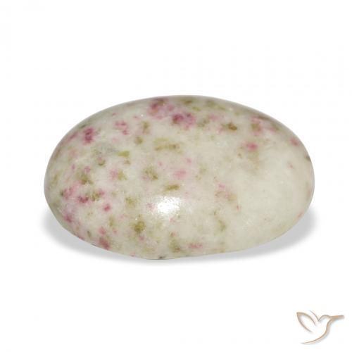 Cinabrio Multicolor natural de 12.03 ct, Ovalada, Opaco