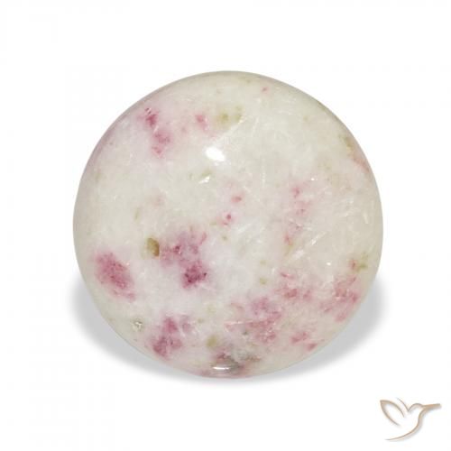 9.25ct Natural Multicolor Cinabrio, Redondo, Opaco