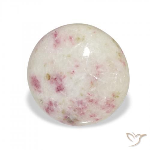 Cinabrio Multicolor natural de 9.25 ct, Redondo, Opaco