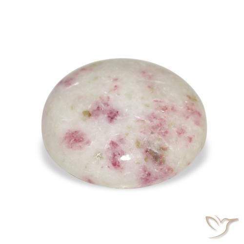 Cinabrio Multicolor natural de 9.25 ct, Redondo, Opaco