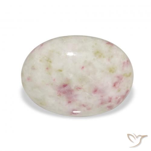 8.59ct Natural Multicolor Cinabrio, Ovalada, Opaco