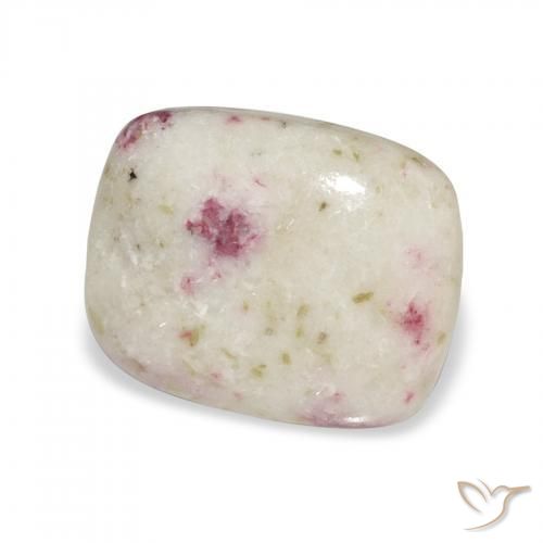 Cinabrio Multicolor natural de 8.57 ct, Forma Cojín, Opaco
