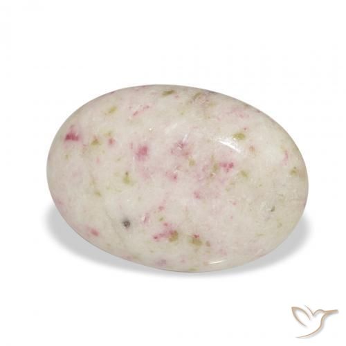 Cinabrio Multicolor natural de 9.01 ct, Ovalada, Opaco