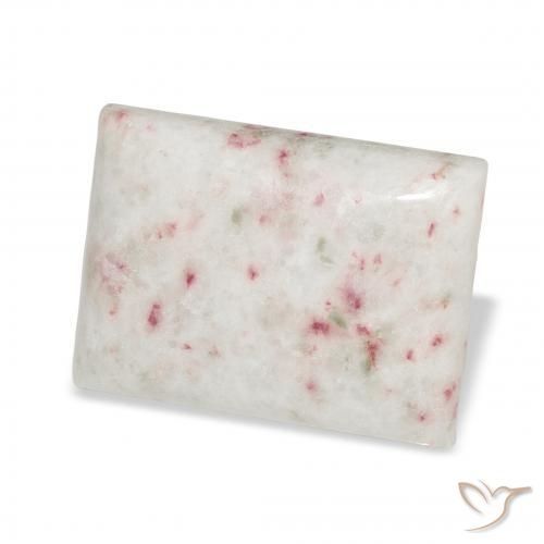Cinabrio Multicolor natural de 14.78 ct, Corte Baguette, Opaco