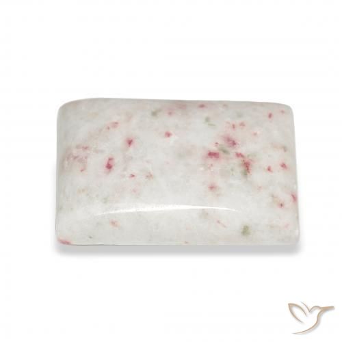 Cinabrio Multicolor natural de 14.78 ct, Corte Baguette, Opaco