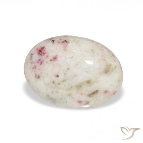 Cinabrio Multicolor natural de 6.81 ct, Ovalada, Opaco