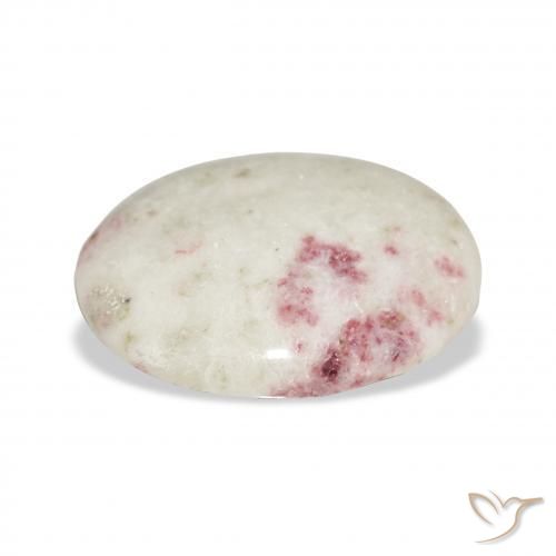 Cinabrio Multicolor natural de 15.05 ct, Ovalada, Opaco