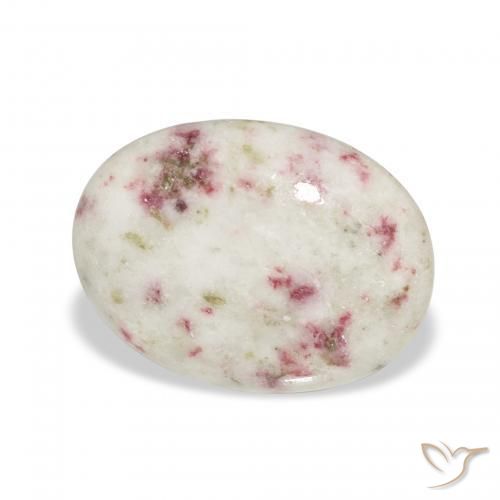 Cinabrio Multicolor natural de 9.45 ct, Ovalada, Opaco