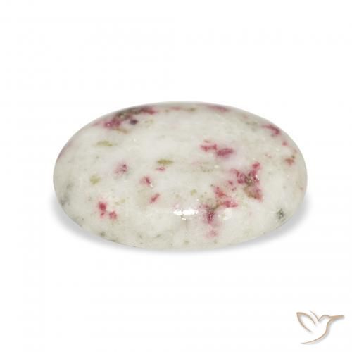 Cinabrio Multicolor natural de 9.45 ct, Ovalada, Opaco