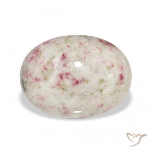 Cinabrio Multicolor natural de 16.30 ct, Ovalada, Opaco