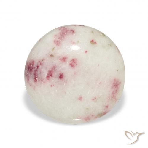 8.46ct Natural Multicolor Cinabrio, Redondo, Opaco