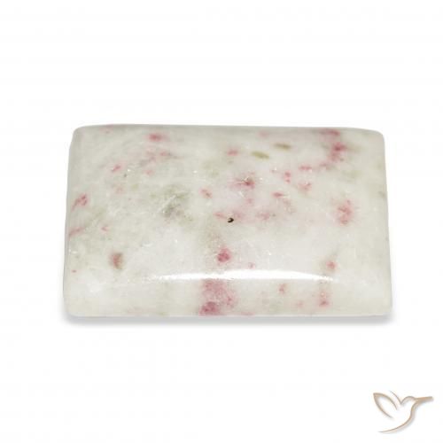 Cinabrio Multicolor natural de 18.85 ct, Corte Baguette, Opaco