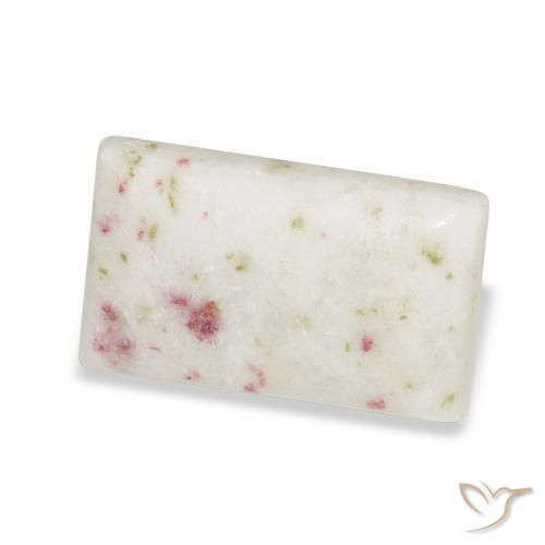Cinabrio Multicolor natural de 9.18 ct, Corte Baguette, Opaco