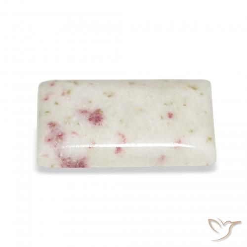Cinabrio Multicolor natural de 9.18 ct, Corte Baguette, Opaco