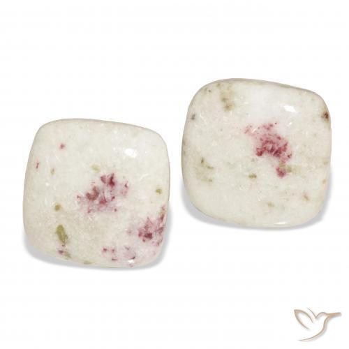 Gemas de Cinabrio Multicolor natural de 23.69 ct, Forma Cojín, Opaco