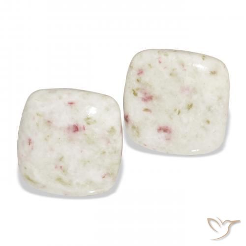 Gemas de Cinabrio Multicolor natural de 27.85 ct, Forma Cojín, Opaco