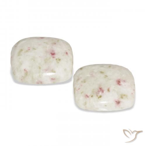 Gemas de Cinabrio Multicolor natural de 27.85 ct, Forma Cojín, Opaco