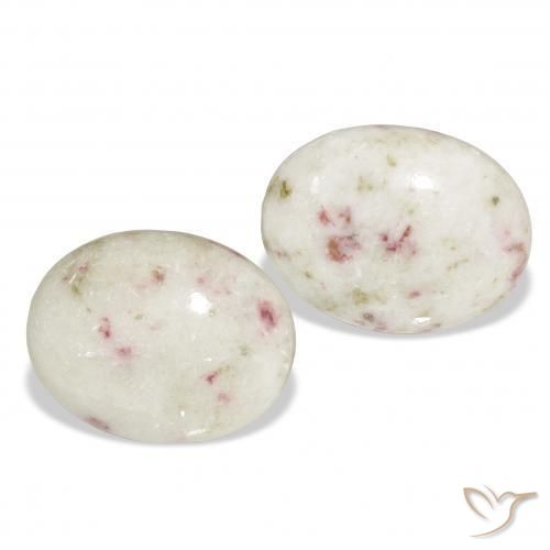 Gemas de Cinabrio Multicolor natural de 15.55 ct, Ovalada, Opaco