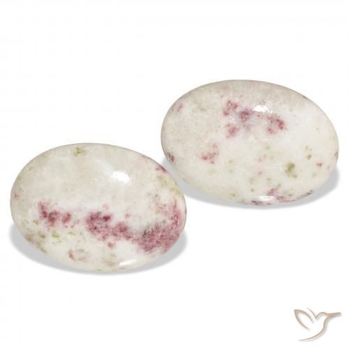 Gemas de Cinabrio Multicolor natural de 22.45 ct, Ovalada, Opaco