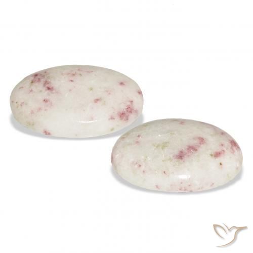 Gemas de Cinabrio Multicolor natural de 26.41 ct, Ovalada, Opaco