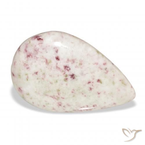 Cinabrio Multicolor natural de 28.04 ct, En forma de pera, Opaco