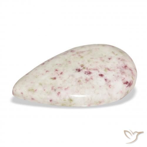 Cinabrio Multicolor natural de 28.04 ct, En forma de pera, Opaco