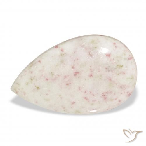 18.48ct Natural Multicolor Cinabrio, En forma de pera, Opaco
