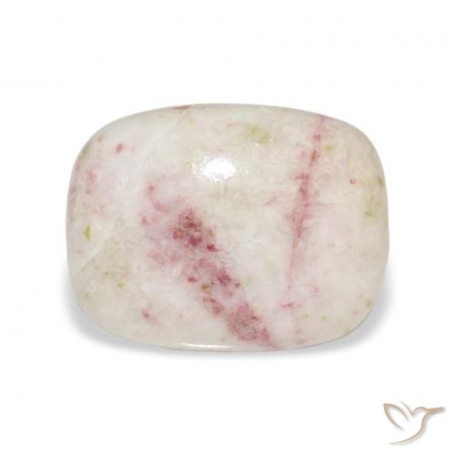 6.46ct Natural Multicolor Cinabrio, Forma Cojín, Opaco