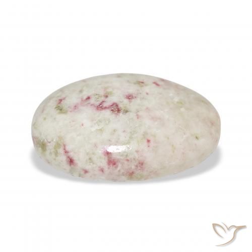Cinabrio Multicolor natural de 12.38 ct, Ovalada, Opaco