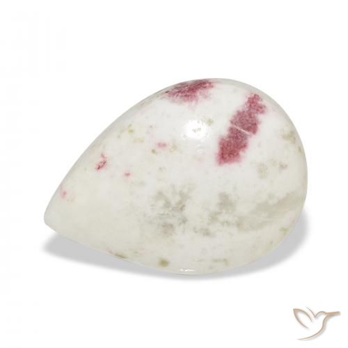 9.98ct Natural Multicolor Cinabrio, En forma de pera, Opaco