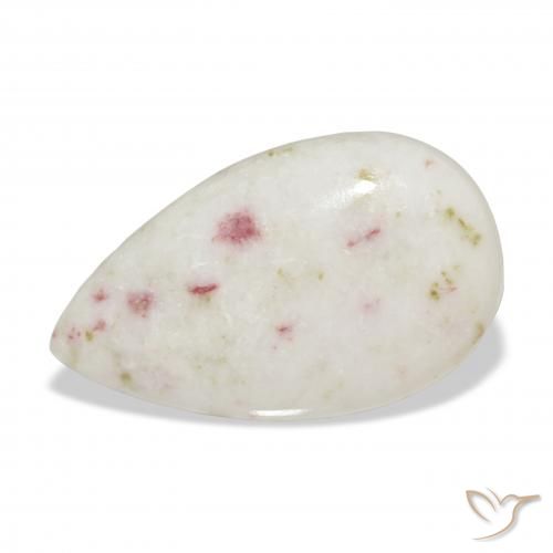 14.91ct Natural Multicolor Cinabrio, En forma de pera, Opaco