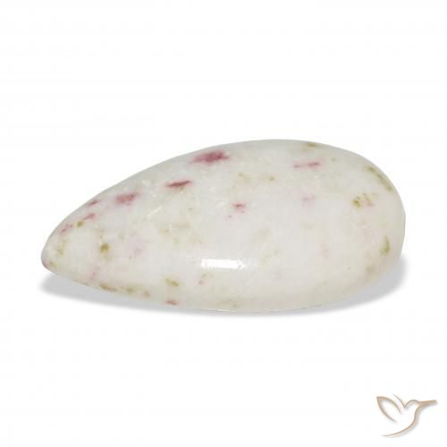 Cinabrio Multicolor natural de 14.91 ct, En forma de pera, Opaco