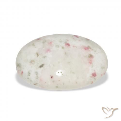 Cinabrio Multicolor natural de 14.52 ct, Ovalada, Opaco
